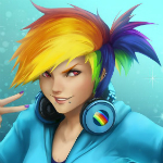 Аватар Рейнбоу Деш / Rainbow Dash из мультсериала Мои маленькие пони: Дружба — это чудо / My Little Pony: Friendship is Magic