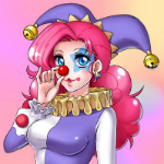 Аватар Пинки Пай / Pinkie Pie из мультсериала Мои маленькие пони: Дружба — это чудо / My Little Pony: Friendship is Magic в костюме клоуна