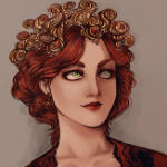 99px.ru аватар Девушка с рыжими волосами и короной на голове, Hurrem Sultan, by AShiori-chan
