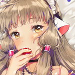 Аватар Chii / Чии кушает клубнику, из аниме Чобиты / Chobits, art by Dangmill