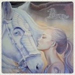 Аватар Девушка с лошадью рядом