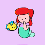 99px.ru аватар Ariel / Ариэль и Flounder / Флаундер из мультфильма The Little Mermaid / Русалочка