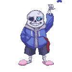 99px.ru аватар Санс / Sans из игры Undertale, by IntoTheFrisson