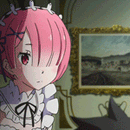 99px.ru аватар Рам / Ram из аниме Re: Жизнь в альтернативном мире с нуля / Re:Zero kara Hajimeru Isekai Seikatsu