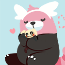 99px.ru аватар Bewear обнимает Mimikyu, by PrePAWSterous