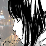99px.ru аватар Hiyori Iki / Хиери Ики из манги Noragami / Бездомный Бог на фоне ночной улицы города под дождем