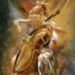 99px.ru аватар Девушка с виолончелью, by Lena Sotskova