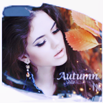 Аватар Девушка на фоне осенних листьев (Autumn / Осень)