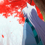 99px.ru аватар Дух-лис Коккури-сан / Kokkuri-san из аниме Загугли это, Коккури-сан! / Gugure! Kokkuri-san, смотрит на падающие листья