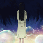 99px.ru аватар Куронума Савако / Kuronuma Sawako из аниме Kimi ni Todoke / Дотянуться до тебя идет среди мыльных пузырей