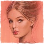 99px.ru аватар Красивая девушка смотрит на нас
