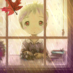 99px.ru аватар Мальчик с игрушкой в руках смотрит на дождь идущий за окном