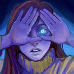 Аватар Испуганная Mabel Pines / Мэйбл Пайнс прикрыла лицо руками из мультсериала Gravity Falls / Гравити Фолз (Babump)