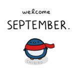 Аватар Пингвиненок в красном шарфе (welcome september / Добро пожаловать, сентябрь)