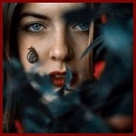 99px.ru аватар Девушка с улиткой на лице