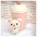 99px.ru аватар Игрушечный медвежонок Korillakuma / Кориллакума и чашка