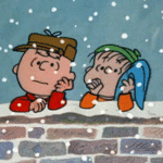 Аватар Charles «Charlie» Brown / Чарльз «Чарли» Браун - один из главных персонажей серии комиксов Peanuts смотрит на снег