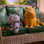 Аватар Кот и кошка на диване