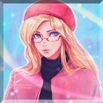 Аватар Девушка в очках и берете, by Axsens