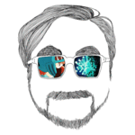99px.ru аватар Рисунок Хаяо Миядзаки / Hayao Miyazaki в очках