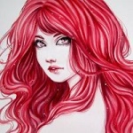 Аватар Девушка с розовыми волосами