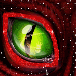 99px.ru аватар Принц с саблей стоит в глазу плачущего дракона