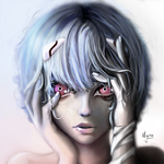 99px.ru аватар Рей Аянами / Ayanami Rei из аниме Евангелион / Evangelion, by mgahn