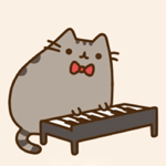 99px.ru аватар Pusheen the Cat / Кот Пушин играет на пианино