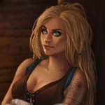 99px.ru аватар Девушка со светлыми волосами и голубыми глазами, by JuneJenssen