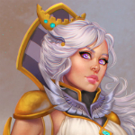 Аватар Девушка - жрица со светлыми волосами / арт на игру World of Warcraft, by JuneJenssen