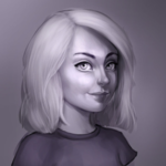 99px.ru аватар Девушка со светлыми волосами, by JuneJenssen