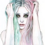 Аватар Девушка держит руки на голове