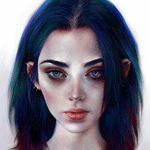 99px.ru аватар У девушки из носа течет кровь, by ElenaSai