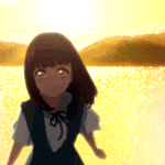 Аватар Темноволосая девушка мило улыбается на фоне природы