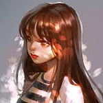 99px.ru аватар Девушка с длинными волосами, by Karmen Loh