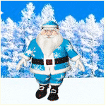 99px.ru аватар Дед мороз важно вышагивает