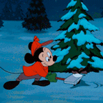 99px.ru аватар Микки Маус рубит елку, мультик L’albero di Natale di Pluto / Рождественская елка Плутона