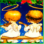 99px.ru аватар Рождественские ангелочки играют на скрипке и гитаре