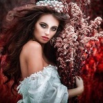 99px.ru аватар Девушка с цветами, фотограф Алена Иордан