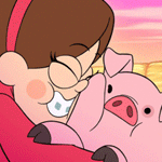 Аватар Mabel Pines / Мэйбл Пайнс и Пухля / Waddles из мультсериала Gravity Falls / Гравити Фолз