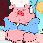 99px.ru аватар Пухля / Waddles из мультсериала Gravity Falls / Гравити Фолзелом