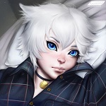 99px.ru аватар Парень с ушками кота и голубыми глазами, by AyyaSAP