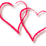 99px.ru аватар Два сердечка, где написано I love you / я люблю тебя