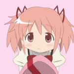 Аватар Madoka Kaname / Мадока Канамэ дарит шоколадную коробку конфет в виде сердца, аниме Mahou Shoujo Madoka Magica / Девочка-Волшебница