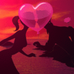 99px.ru аватар Девушка и парень целуются на фоне моря