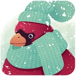 99px.ru аватар Птичка в шапочке и шарфе