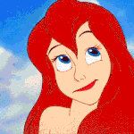 99px.ru аватар Ариэль / Ariel хитро смотрит из мультфильма Русалочка / The Little Mermaid