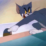99px.ru аватар Том передвигает норку Джерри из мультфильма Том и Джерри / Tom and Jerry