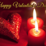 99px.ru аватар Сердечко и две горящие свечи (Happy Valentines Day! / Счастливого дня святого Валентина!)