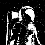 99px.ru аватар Человек в скафандре в открытом космосе